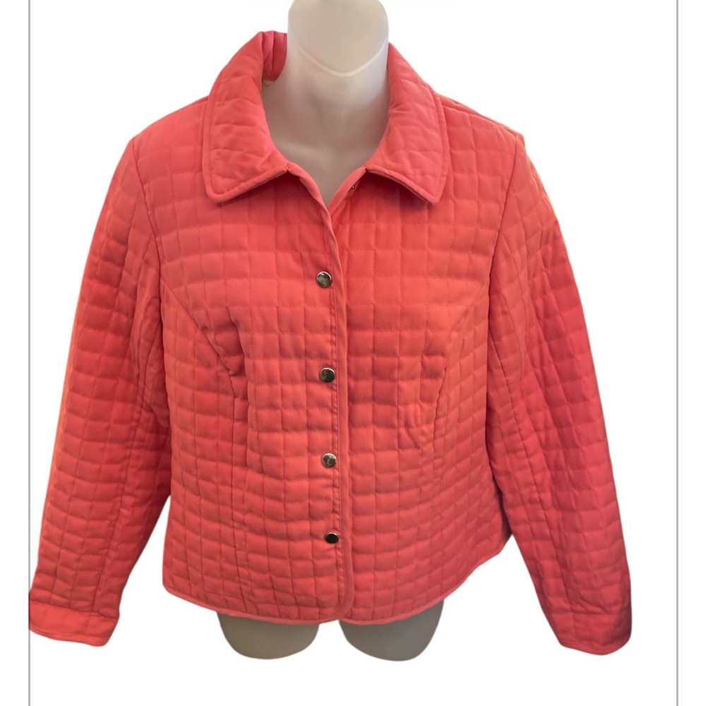Briggs New York quilted  jacket blazer size 12 petite